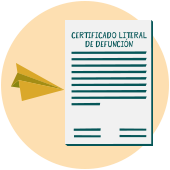 Certificado literal de defunción